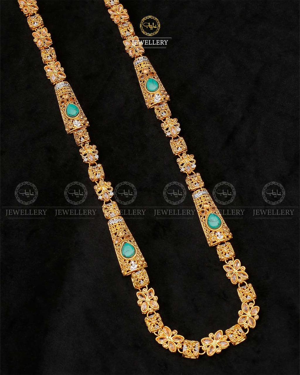 Light Weight Fancy Egyptian Mala (Without Earrings)  NJ-1165