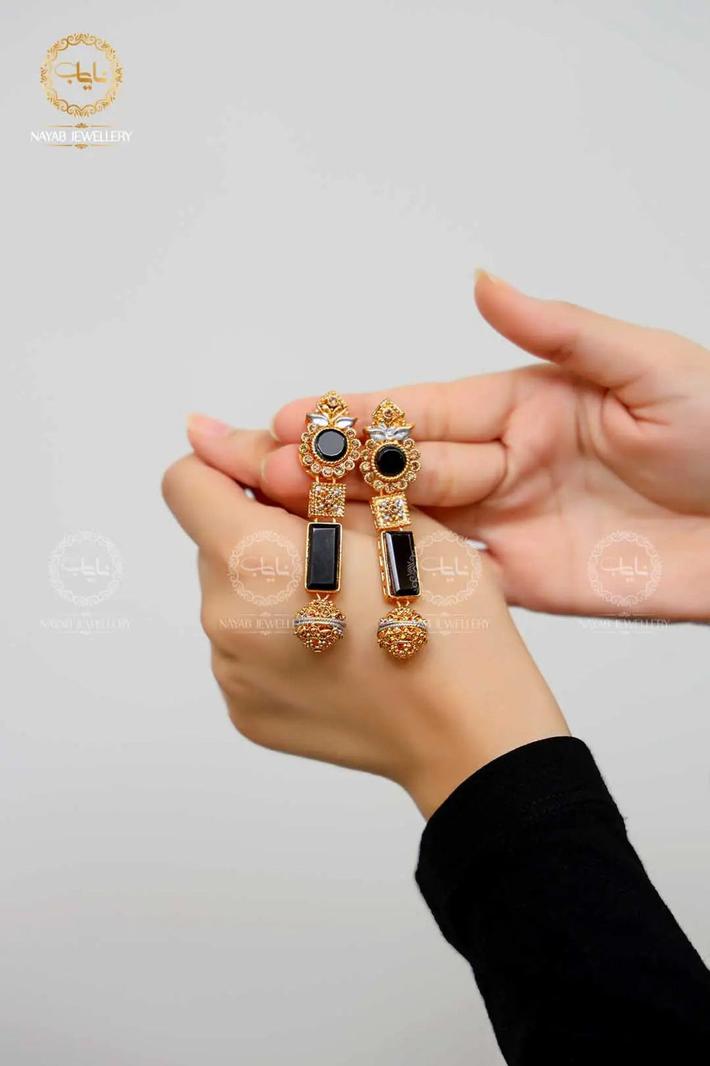 Trendy Bridal Egyptian Mala with Earring NJ-1166