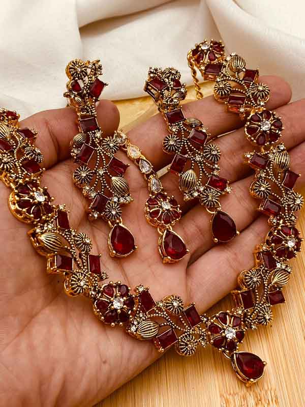 Turkish Necklace Set NJ-1528-G